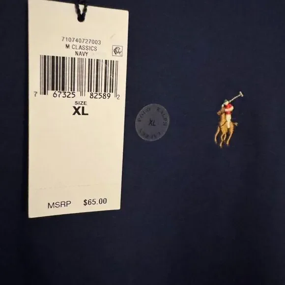 Polo-ralph-lauren Men's Navy and Blue T-shirt - Picture 4 of 4